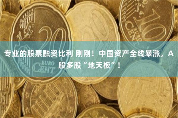 专业的股票融资比利 刚刚！中国资产全线暴涨，A股多股“地天板”！