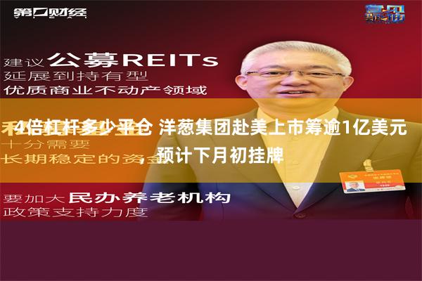 4倍杠杆多少平仓 洋葱集团赴美上市筹逾1亿美元，预计下月初挂牌