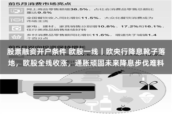 股票融资开户条件 欧股一线丨欧央行降息靴子落地，欧股全线收涨，通胀顽固未来降息步伐难料