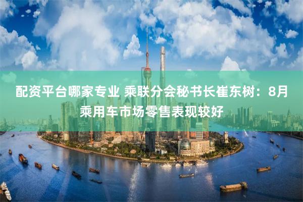 配资平台哪家专业 乘联分会秘书长崔东树：8月乘用车市场零售表现较好