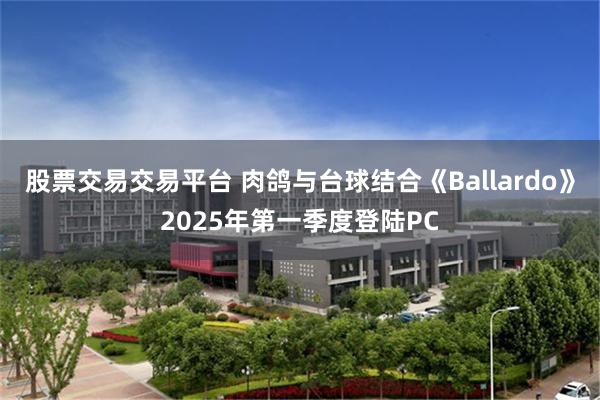 股票交易交易平台 肉鸽与台球结合《Ballardo》2025年第一季度登陆PC