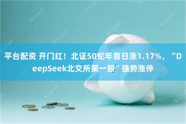 平台配资 开门红！北证50蛇年首日涨1.17%，“DeepSeek北交所第一股”强势涨停