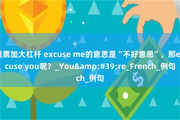 股票加大杠杆 excuse me的意思是“不好意思”，那excuse you呢？_You&#39;re_French_例句